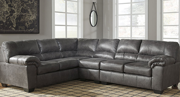 Tibbee Slate Sofa and Loveseat